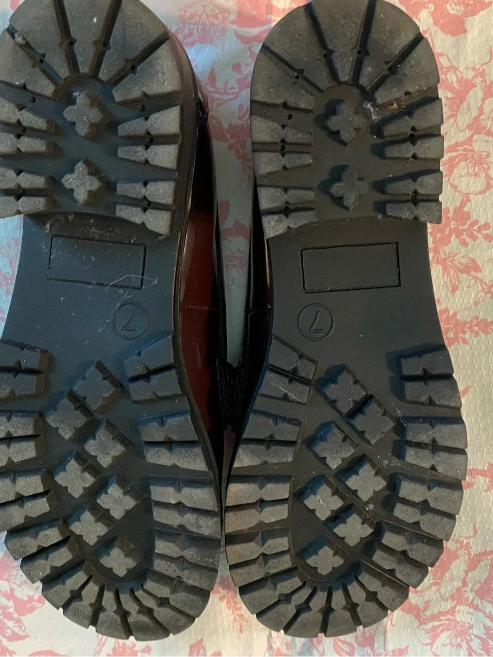 Old Navy Glossy Penny Loafers - Deep Wine